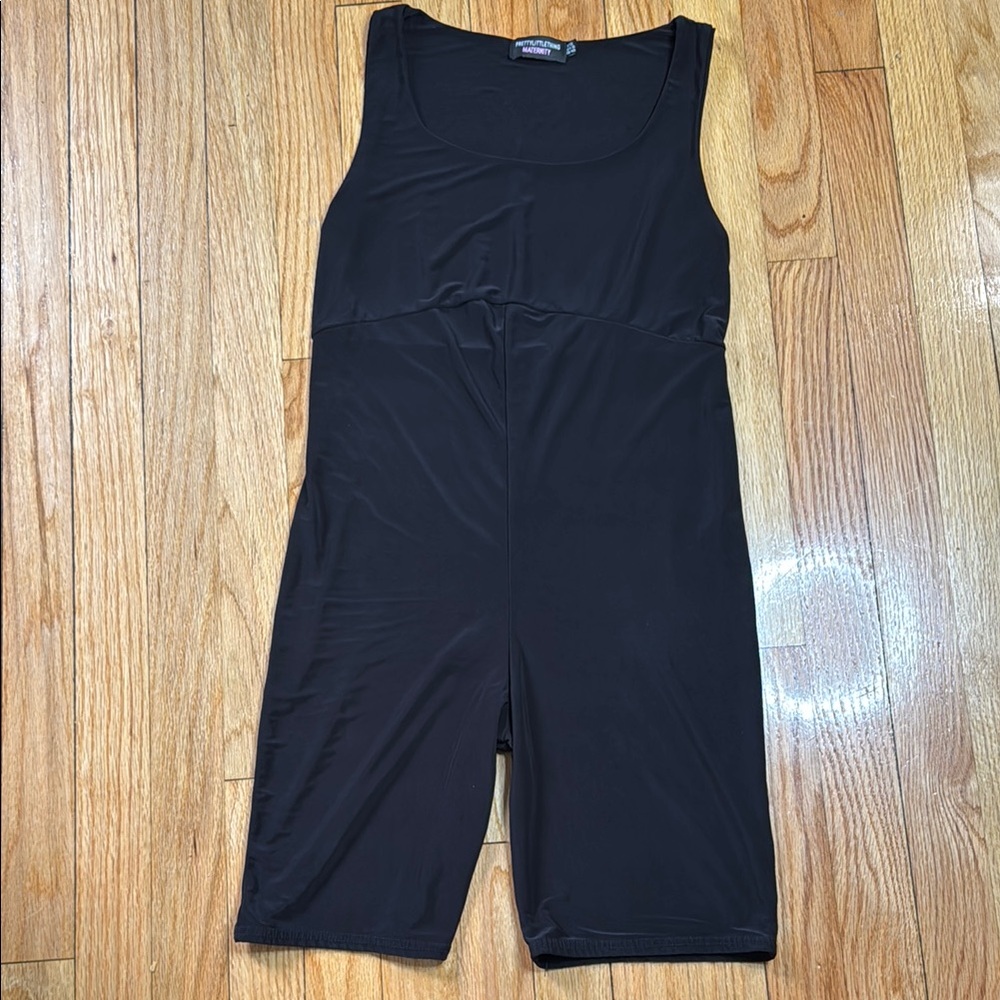 PrettyLittleThing Romper Jumper Black Maternity One Piece 8